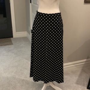 Gianni Petite B&W Maxi Skirt, Vintage